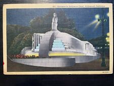 Vintage Postcard 1940 Entrance to the Hollywood Bowl Hollwood California (CA) picture
