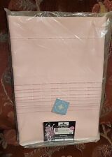 New Vintage Sears Harmony House Pink Tablecloth 52 X 52 Stain Repeller Rayon picture