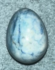 Vintage Marble Egg Blue & White picture
