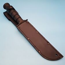 Ontario 498 Fixed Blade Knife Sheath Only Black Leather 13