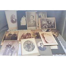 Antique Vintage early 1900s Black and White Studio Photographs Lot of 14 picture
