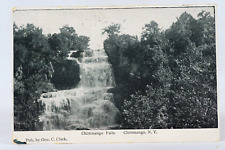 Chittenago Falls Waterfall Chittenago New York Antique 1907 Postcard picture