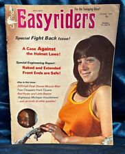 👀 Easyriders  October 1972 Special Fight Back Issue Against The Helmet Law 👀 picture