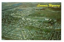 Color Postcard Of Aerial Of Laramie Wyoming picture