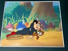 The Smurfs animation cel 80's production art background Cartoon Gargamel I12 picture