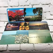 Vintage Jumbo 5”X7” Postcards Florida Tropical Sunsets Collectible Lot Of 8 picture
