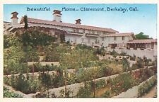 Berkeley CA California, Beautiful Home, Claremont, Vintage Postcard picture