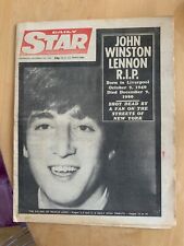 daily star newspaper JOHN LENNON EDITION picture