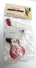 VTG American Theme Walt Disney Productions Mickey Mouse Guitar Ornament Sealed I picture