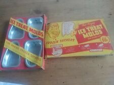 vintage lot of 2 Newport Products Co. Ice Treat Molds circa 1950's picture