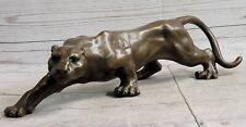 Bronze Metal Cougar Leopard Lion Panther Puma Statue Sculpture Figure 5