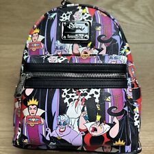 Loungefly Disney Villains Mini Backpack New With Tags - Exact placement picture