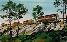 Artist Rendering Postcard The Motel on the Mountain in Hillburn, New York picture