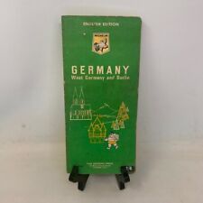 1967 MICHELIN TIRE WEST GERMANY BERLIN TRAVEL GREEN GUIDE ENGLISH 1st ED w MAPS picture