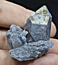 124 Carat Unusual Blue Quartz Crystal Crystal From Kunar Afghanistan picture