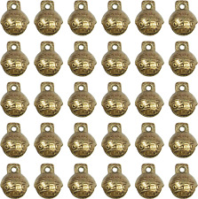 , Antique Gold Bells Tibetan Brass Bells Vintage Indian Bells Charms Pendants fo picture