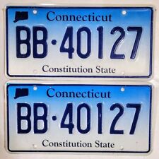 CONNECTICUT LICENSE PLATE PAIR 🔥FREE SHIPPING🔥 1 ~ RANDOM MATCHING SET picture