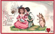 Tuck Valentine Nursery Lovers Tom The Pipers Son 1910  picture