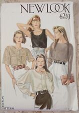 NEW LOOK 6250 Simplicity Pattern Vintage UNCUT Blouse Top Shirt Shell Size 8-18 picture