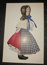 vintage MOLLIE BENTLEY DOLL Lancaster PA folk  National Gallery Art postcard  picture