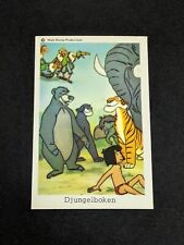 1969 Swedish Disneybilder Unnumbered Trading Card Djungelboken Disney picture