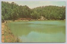 1966 Postcard Bob's Fish Lake Fishing Area Moravian Falls North Carolina NC picture