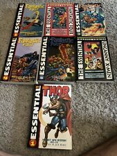 Marvel Essential Lot THE FANTASTIC FOUR  Vol 1 2 3 4 5 + X-men + Thor Vol 1 picture