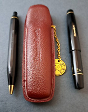 KAWECO SPORT V16 EF Gold 14k Nib & 619 Ballpoint Pen   in Pouch Germany Vtg picture