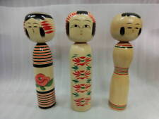 Traditional Japanese Kokeshi dolls, set of 3, 30cm picture