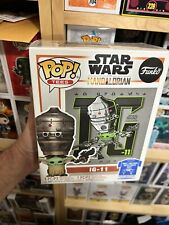 Funko POP Star Wars The Mandalorian Child POP + Tee IG-11 Sealed GameStop LARGE picture