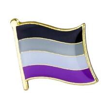 ASEXUAL PRIDE FLAG LAPEL PIN 16mm Gay Lesbian LGBT LGBTQ Hat Tie Tack Badge picture
