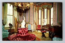 Portland ME-Maine, Ornate Music Room Of Victoria Mansion, Vintage Postcard picture