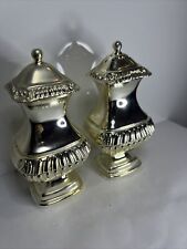 Grenadier Salt & Pepper Shaker Made in England Silver Plated Vintage Collectible picture