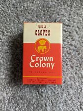 Vintage Crown Colony Whole Cloves Spice Box - Sealed picture