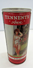 Vintage Tennent's Ann Sweet Stout Pull Tab Girl Beer Can Bottom Open #CN-34 picture