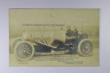 AMAZING 1911 Louis Disbrow / Pope Hummer RPPC Post Card 1911 Inaugural Indy 500 picture