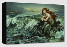 Disney Fine Art Treasures On Canvas Collection Drawn To The Shore-Ariel-Edwards picture