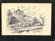 C2170 UK Canterbury St Martins Church Sketch vintage postcard picture