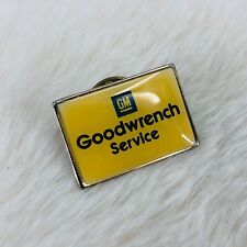 Vtg GM Goodwrench Service Advertising Enamel Lapel Pin picture