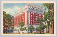 Postcard Hotel Bancroft Worcester Massachusetts, c1930s picture