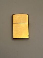 Vintage Zippo Gold Tone Lighter L 02 December 2002 Made in USA picture