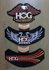 2016 & 2017 HOG Harley Owners Group Rocker Patch and Pin Set  picture