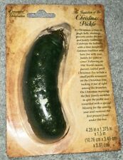 The Tradition of the Christmas Pickle Ornament NIP picture