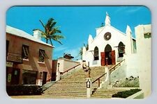 Bermuda, St Peter's, St George's Parish Church Antique Souvenir Vintage Postcard picture