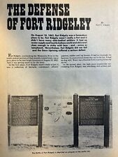 1973 Defense of Fort Ridgely Minnesota Uprising illustrated picture