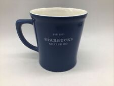 2008 Starbucks Coffee Co. Est. 1971 Blue Mug/Cup 18oz. Oversized Nice Condition picture