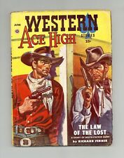 Western Ace High Stories Pulp Jun 1954 Vol. 2 #1 VG picture