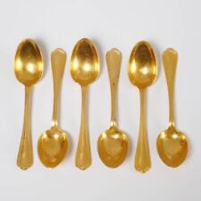 Christofle Spatours Gold Plated Espresso Demitasse Spoons 4