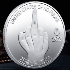 U.S.A Coin Provocative Curse Gesture Commemorative Challenge Coins Silver Plated picture