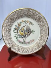 LENOX ANNUAL LIMITED EDITION OF BOEHM BIRDS 10.75” PLATE - 1973 - MEADOWLARK picture